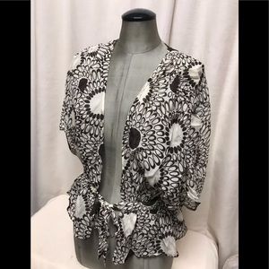 Trina Turk tie top to pair with your cami Size S
